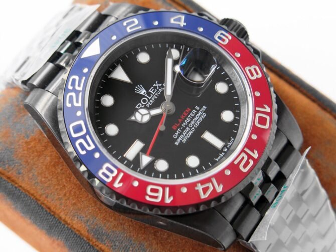 Rolex-Replica-Greenwich GMT 126710BLNR-(Red Blue Bezel)