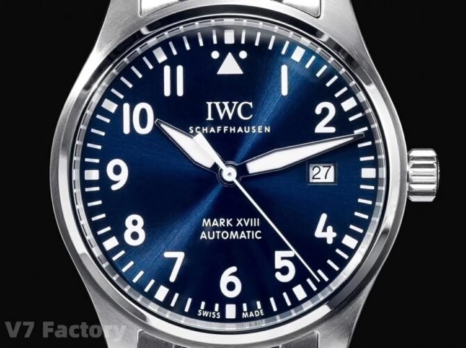 IWC-Replica - PILOT'S WATCH Series - Mark XVIII -Metal-Blue