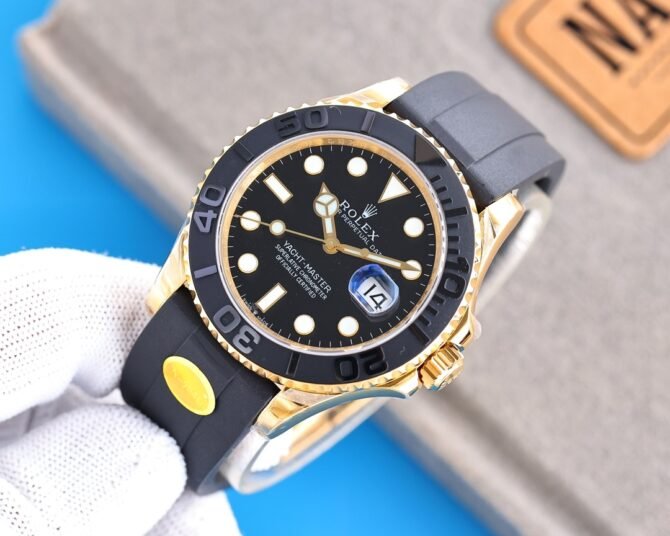 Official website Rolex-Replica- Yacht-Master 42mm Gold Yacht-1