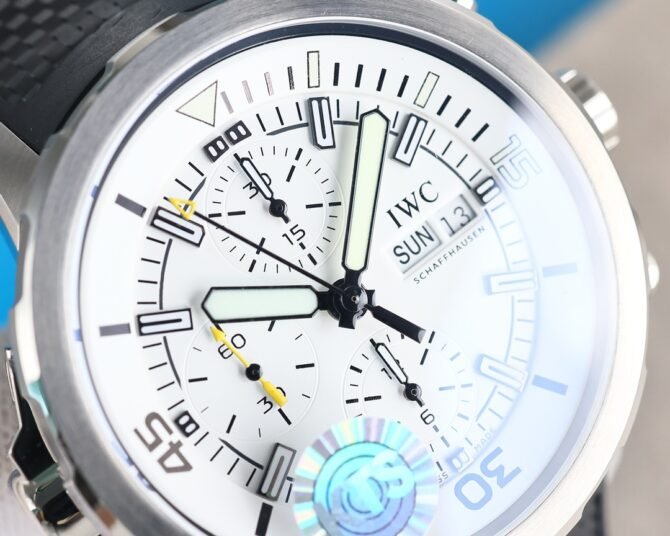 IWC-Replica -AQUATIMER Series--Leather-White