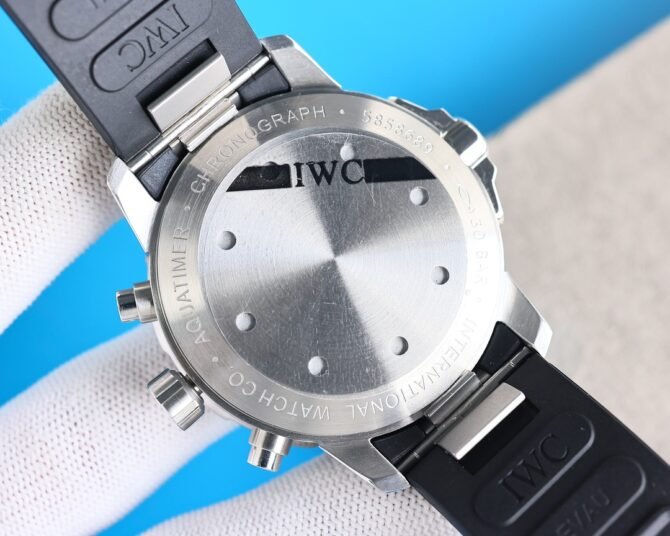 IWC-Replica -AQUATIMER Series--Leather-Black