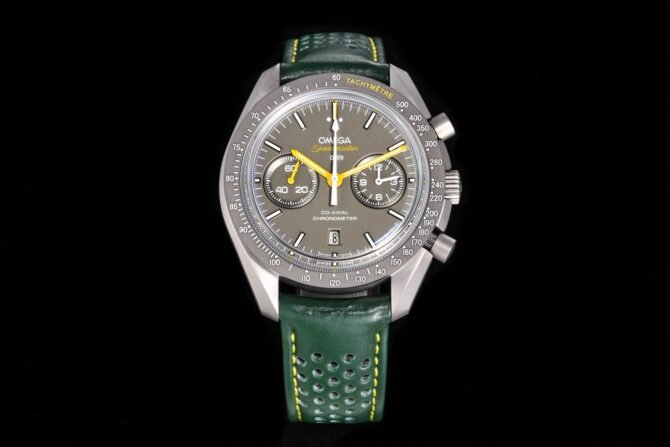 OMEGA-Replica -SPEEDMASTER-Dark Side of the Moon Watc-Green