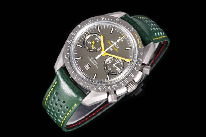 OMEGA-Replica -SPEEDMASTER-Dark Side of the Moon Watc-Green