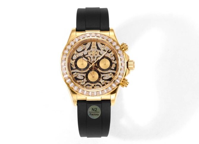 👑💎Rolex -Replica-Daytona 116589TBR-Eye of the Tiger-Gold