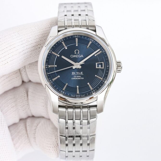 OMEGA-Replica -De Ville -HOUR VISION-Metal-Blue