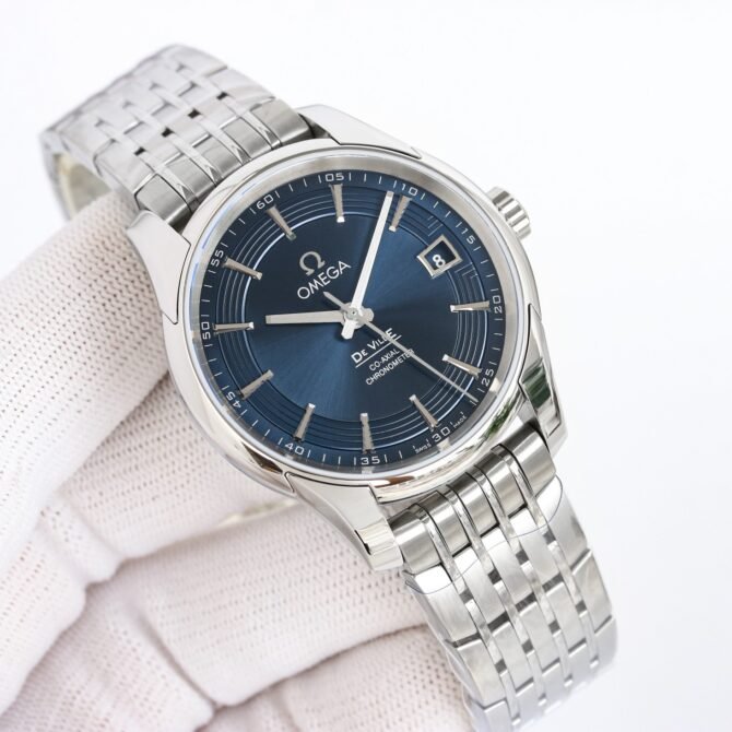 OMEGA-Replica -De Ville -HOUR VISION-Metal-Blue